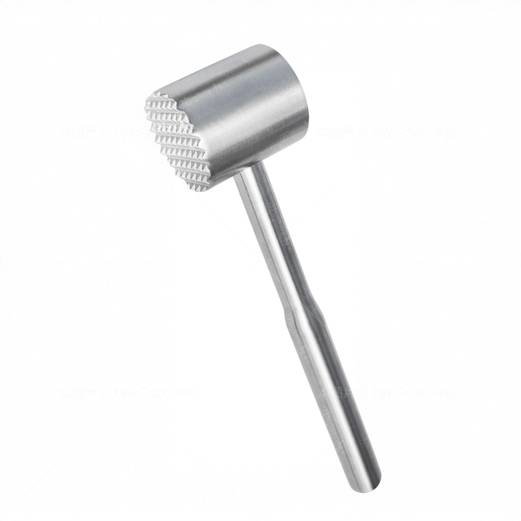 ICEDOG Meat Tenderizer Mallet | Heavy Duty 304 Stainless Steel | Dishwasher Safe Kitchen Tool | Meat Pounder & Flattener for Steak, Chicken, Beef | Chef-Approved Design for Home & Professional Cooking